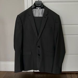 Dark grey suit jacket